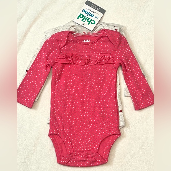 Carter’s Child of Mine & Children’s Place LOT of 0-3 MONTHS Outfits & Bodysuits - Picture 14 of 16